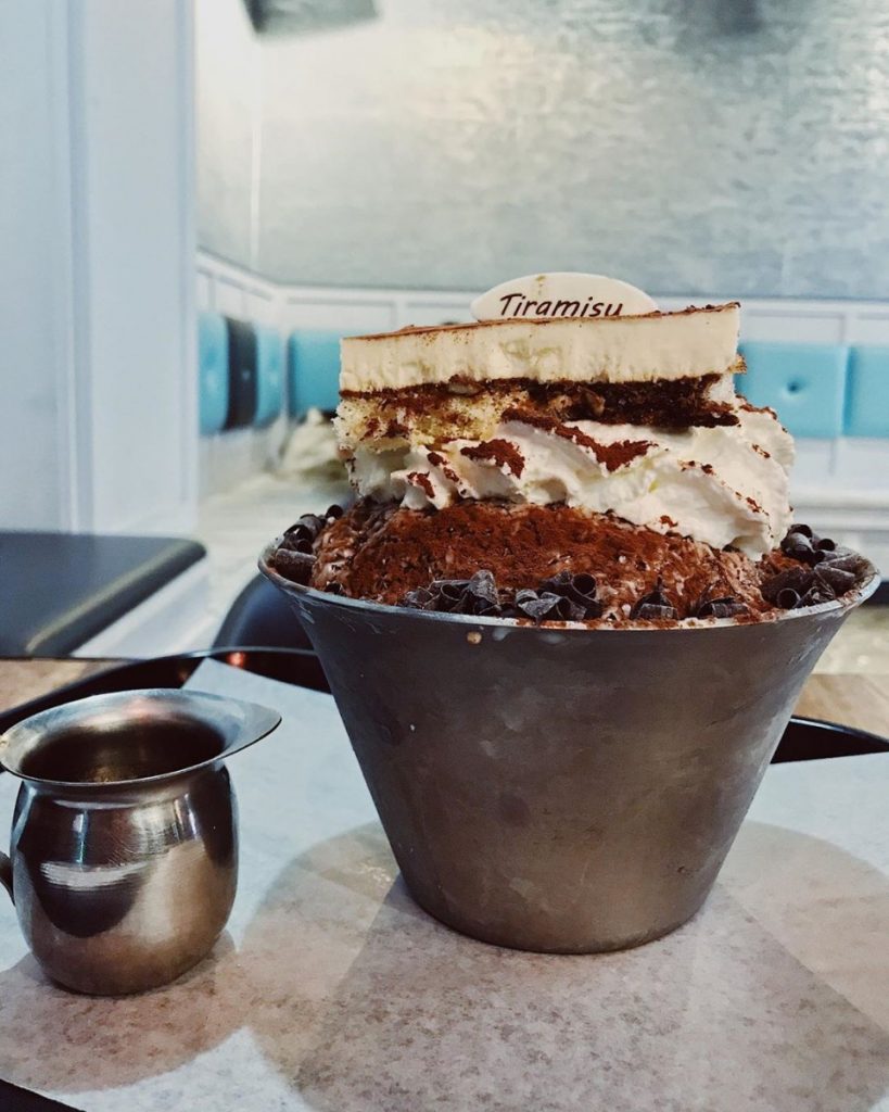Tiramisu shaved ice