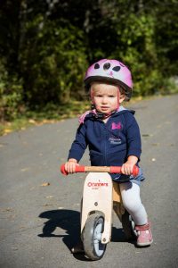 Child riding a bike